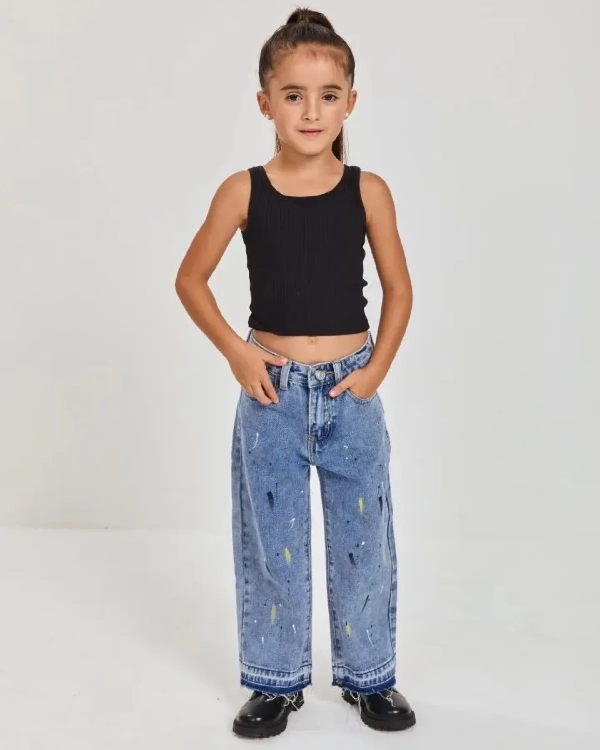A model wearing Miel clothing, photographed for the selected-work gallery